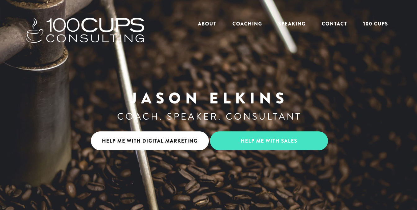 Jason Elkins 100 Cups of Coffee
