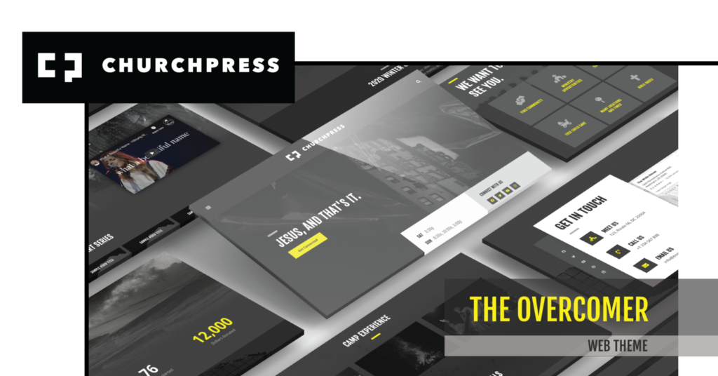 Build a Quality Church Website with the New Overcomer Theme