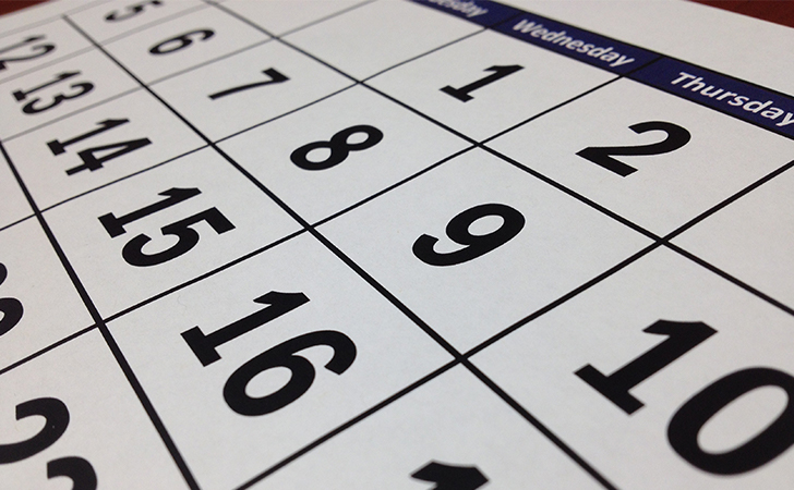 Sample Blogging Calendar for Churches